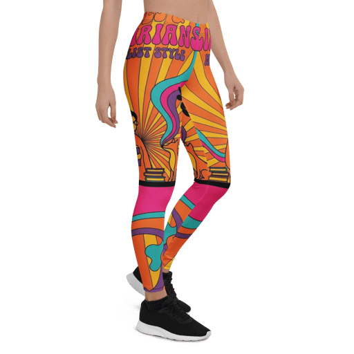 Sunburst Book Foxes Leggings